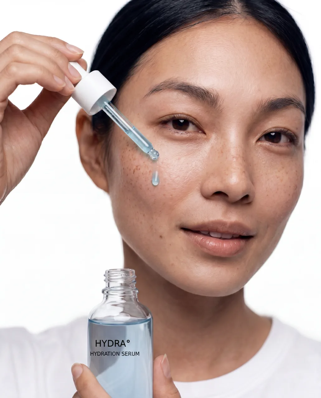 HYDRA skincare ritual still
