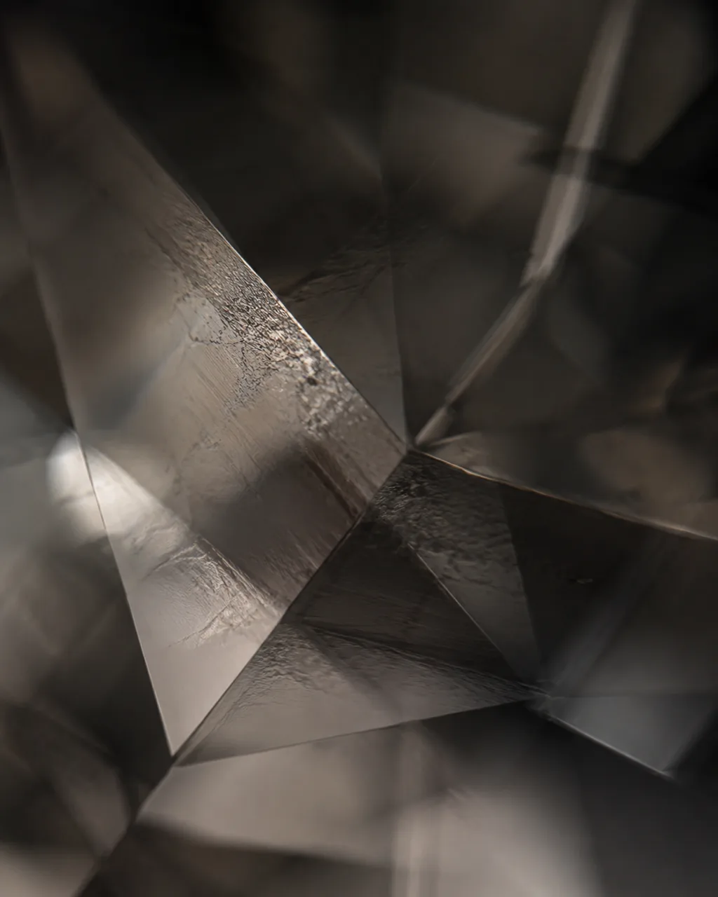 Smoky quartz in close-up