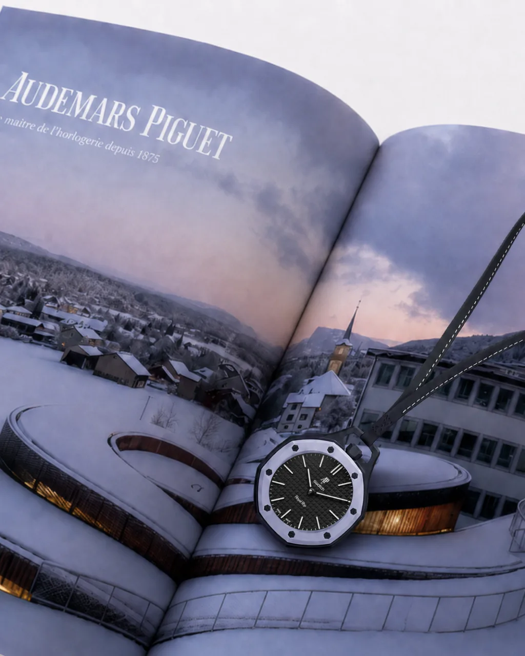 Royal POP - watch charm on Audemars Piguet editorial spread